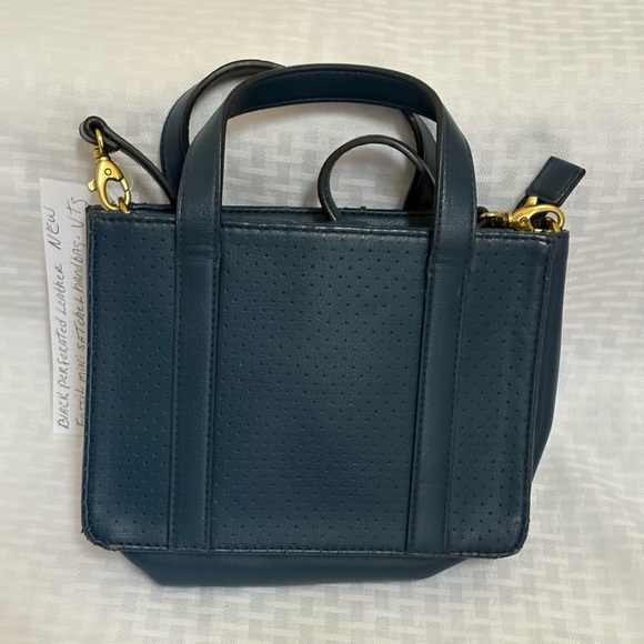 Fossil Blue Leather Crossbody Bag - Picture 4 of 9